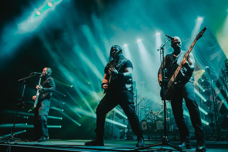 Trivium performing live at AEC Theatre in Adelaide